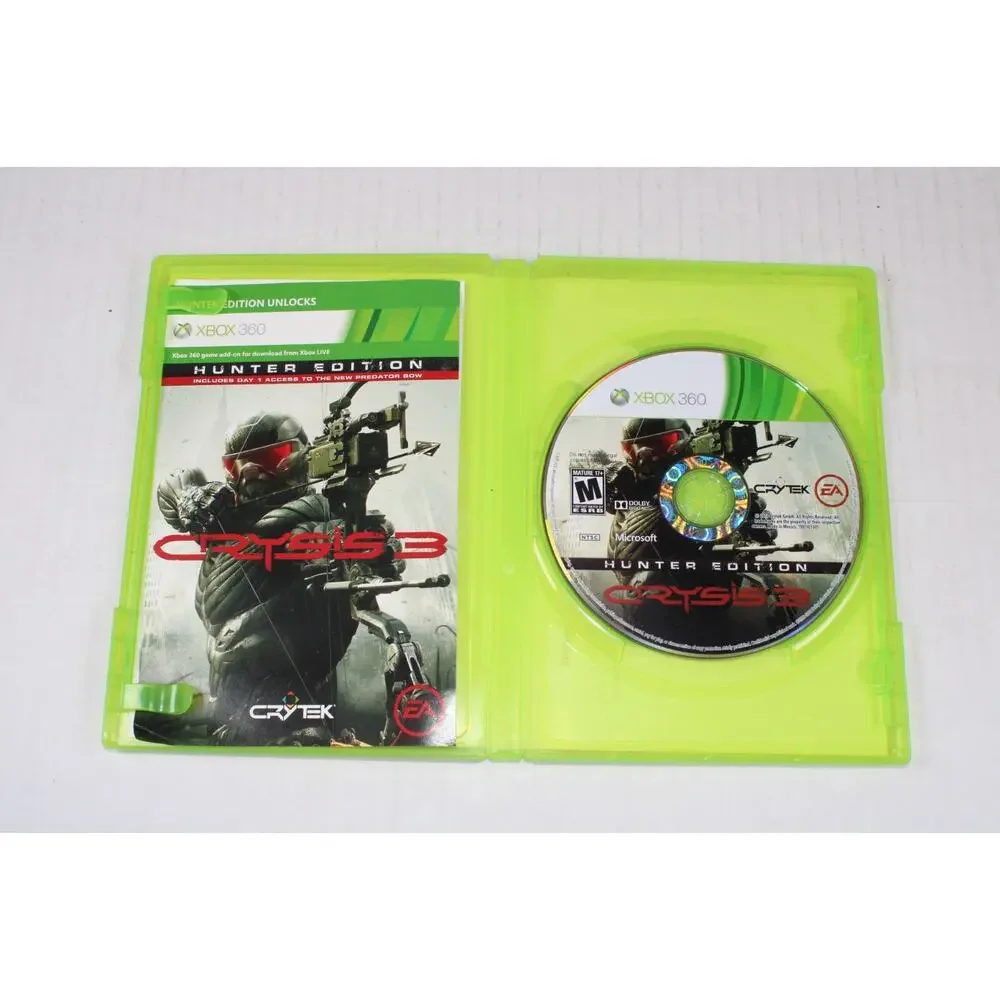 Crysis 3 Hunter Edition (Microsoft Xbox 360, 2013) Authentic, Complete, tested